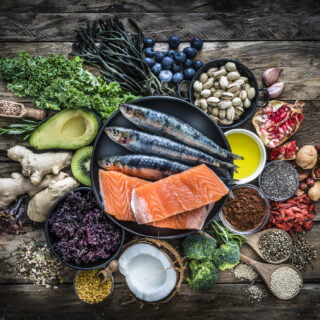 Healthy eating: selection of antioxidant group of food